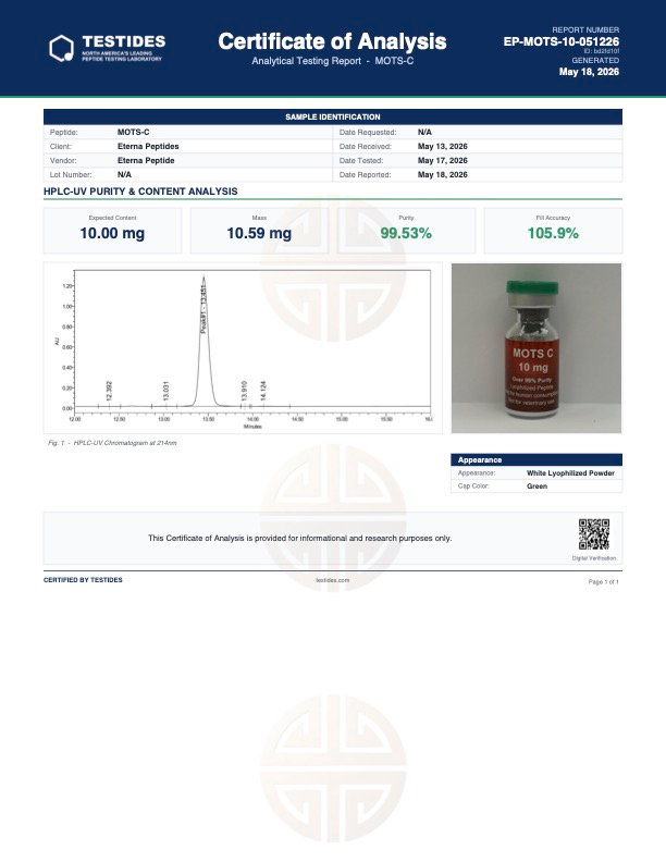 MOTS-C 10 mg - Image 2